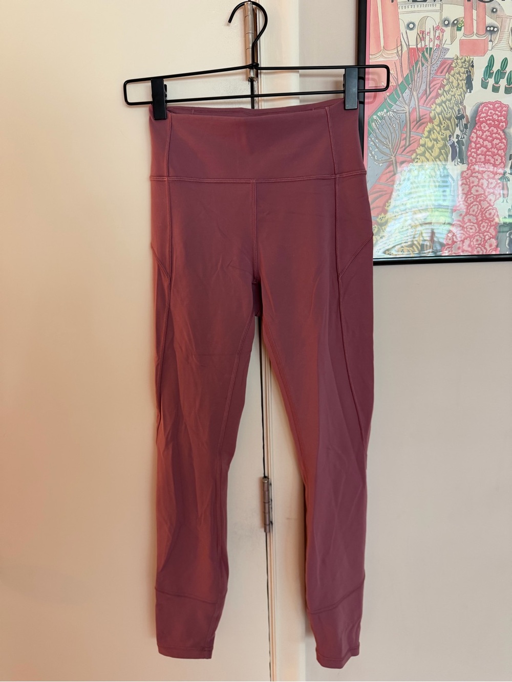 lululemon High-Rise Leggings in Dusty Rose